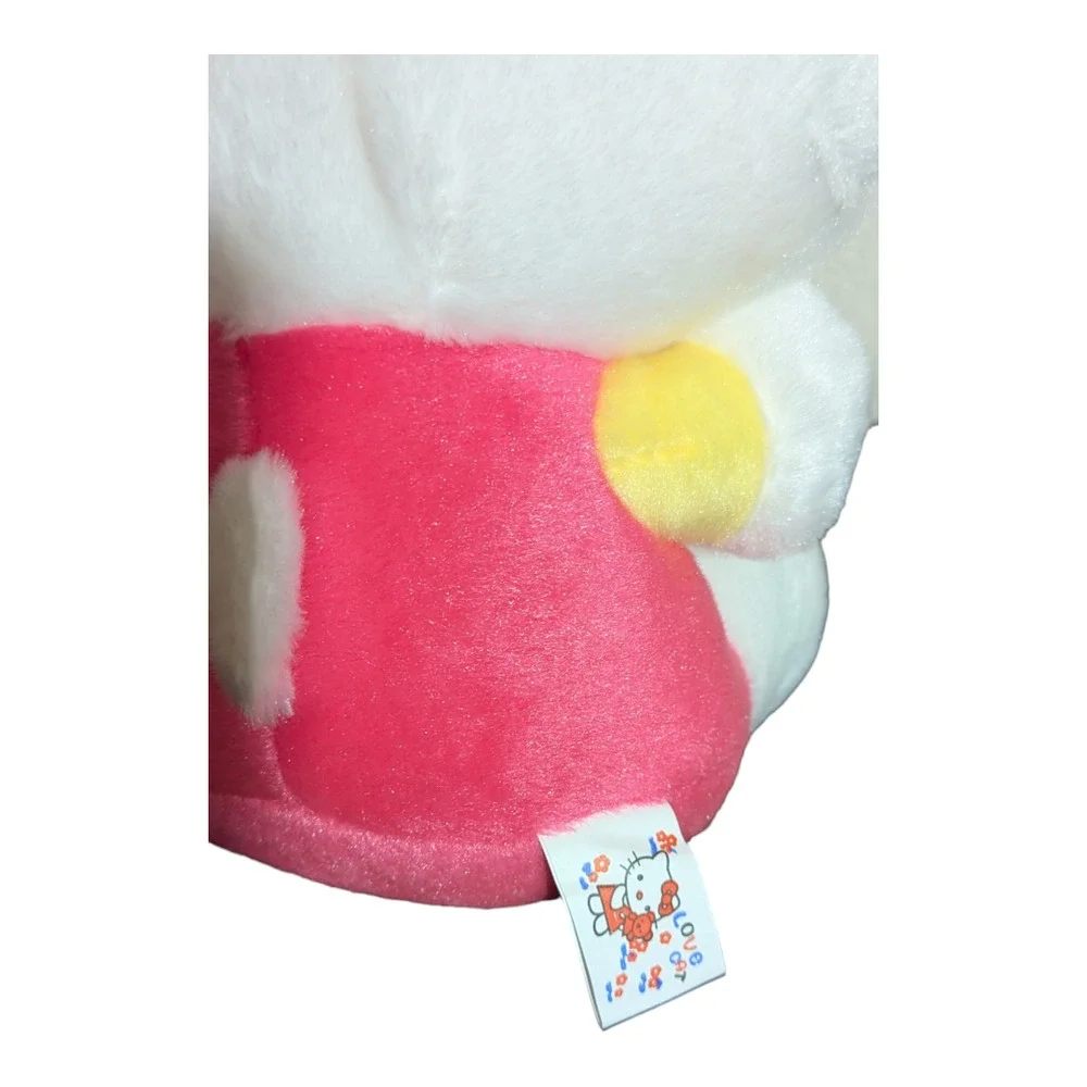 Cute Little Kitten Soft Plushie - Pink Bow/Body-Cuddly Kitty - About 8 in NWOT